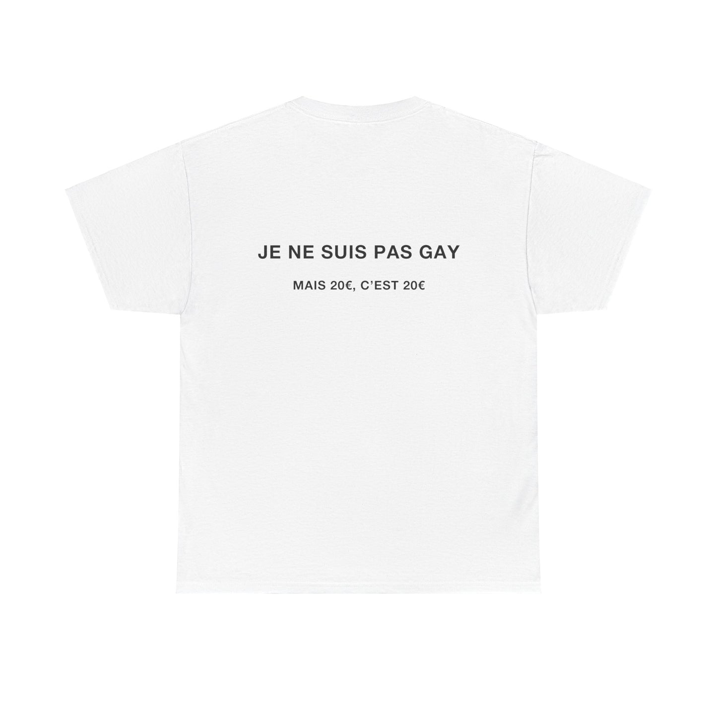 JE NE SUIS PAS GAY MAIS 20 EURO C'EST 20 EURO